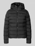 Regular fit donsjack met capuchon