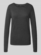 Regular fit gebreide pullover van puur katoen, model 'CARE'