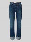 Boyfriend jeans met labeldetail, model 'NICA WORKER'