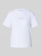 T-shirt met labelprint