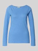 Regular fit shirt met lange mouwen van puur katoen