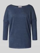Gebreide pullover van viscosemix met 3/4-mouwen, model 'JONE'