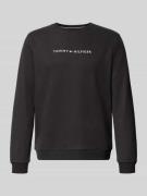 Regular fit sweatshirt van katoenmix