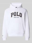 Loose fit hoodie van katoenmix