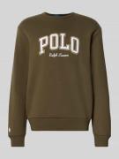 Loose fit sweatshirt van katoenmix