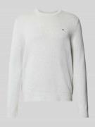 Regular fit gebreide pullover van zuiver katoen