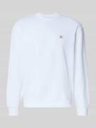 Regular fit sweatshirt met logopatch, model 'Terry'