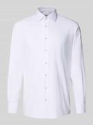 Modern fit zakelijk overhemd met knoopsluiting
