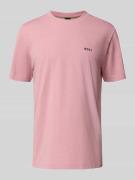 Regular fit T-shirt van katoenmix