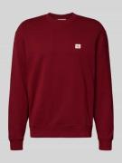 Regular fit sweatshirt met logopatch, model 'Terry'