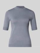 Gebreide pullover met ribboorden