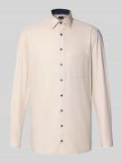 Modern fit zakelijk overhemd met kentkraag