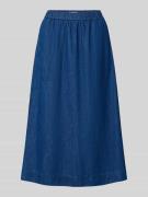 Uitlopende jeansrok van puur katoen