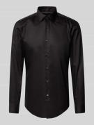 Slim fit zakelijk overhemd met kentkraag, model 'Hank Kent'