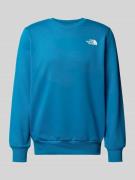 Sweatshirt met labelprint