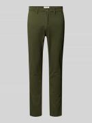Regular fit chino met stretch, model 'MARCO'