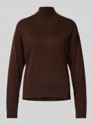 Gebreide pullover met opstaande kraag