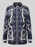 Regular fit overhemdblouse met manchetten