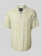 Vrijetijdsoverhemd van viscose met reverskraag, model 'WAYNE'