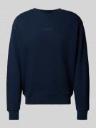 Regular fit sweatshirt van puur katoen
