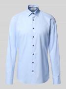 Slim fit zakelijk overhemd met extra lange mouwen