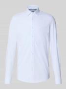 Super slim zakelijk overhemd met kentkraag