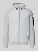 Regular fit sweatjack van viscosemix, model 'URBAN COMMUTER'