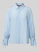 Regular fit overhemdblouse van pure zijde