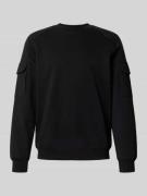 Regular fit sweatshirt met viscose, model 'In'