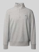 Regular fit sweatshirt met schipperskraag