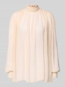 Regular fit blouse met plooien, model 'CANAPA'