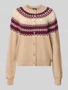 Gebreid cardigan met kasjmier, model 'KLODA'