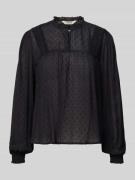 Relaxed fit blouse met lange mouwen van pure viscose, model 'PELIA LIF...