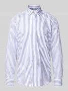 Slim fit zakelijk overhemd met kentkraag