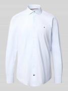 Slim fit zakelijk overhemd van katoenmix