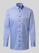 Modern fit zakelijk overhemd met button-downkraag