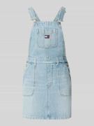 Licht uitlopende jeansjurk van puur katoen