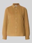 Regular fit overhemdblouse van een mix van katoen en lyocell