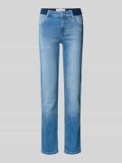 Slim fit jeans met elastische band