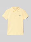Poloshirt met labelstitching, model 'BATWING'
