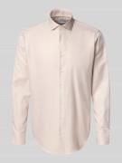 Regular fit zakelijk overhemd met knoopsluiting