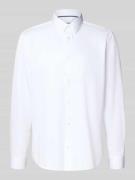 Regular fit zakelijk overhemd met kentkraag