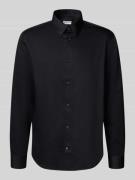 Regular fit zakelijk overhemd met kentkraag