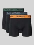 Boxershort met elastische logoband in een set van 3 stuks
