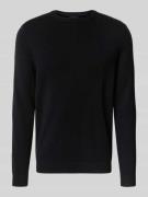 Regular fit kasjmier pullover met ronde hals