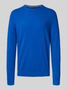 Regular fit kasjmier pullover met ronde hals