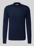 Regular fit gebreide pullover van zuivere merinowol, model 'TRAY'
