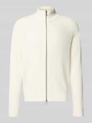 Gebreid vest met opstaande kraag