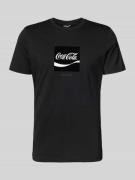 T-shirt met labelprint