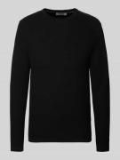 Regular fit gebreide pullover van puur katoen, model 'ERIC'